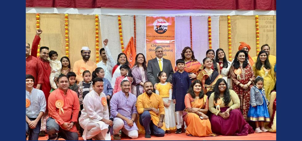 The Ambassador paid tribute to Chhatrapati Shivaji Maharaj on the occasion of Shivaji Jayanti, organized by the Marathi Mandal in association with the Embassy on 1st March 2026.